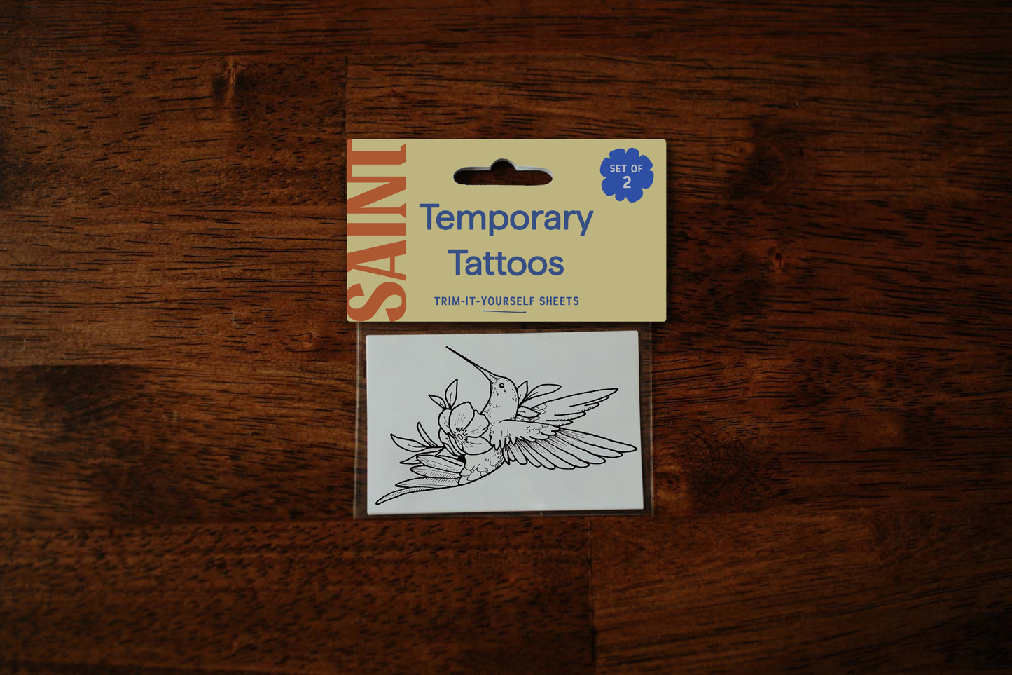 Hummingbird Temporary Tattoos