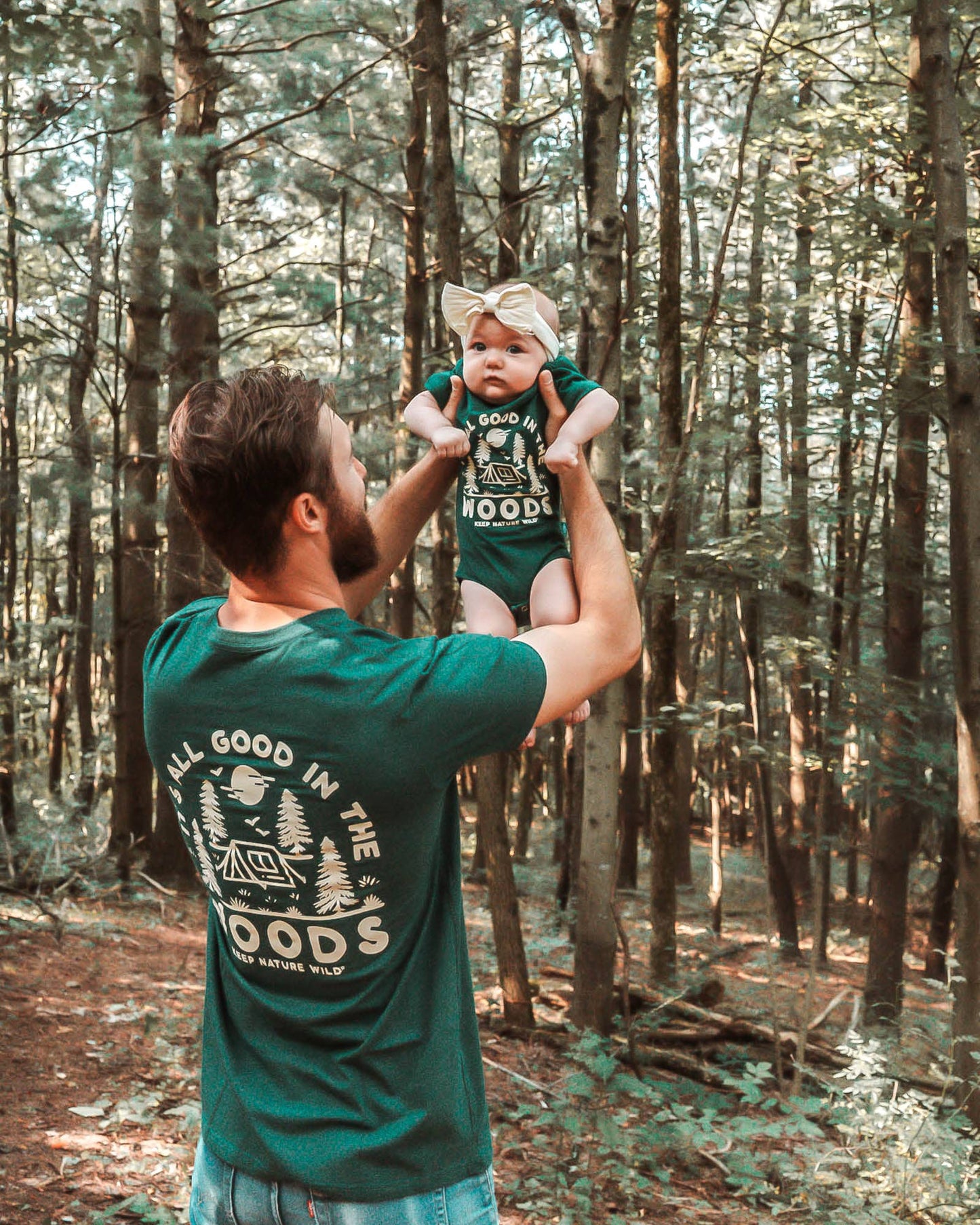 Good in the Woods Unisex Tee | Heather Forest