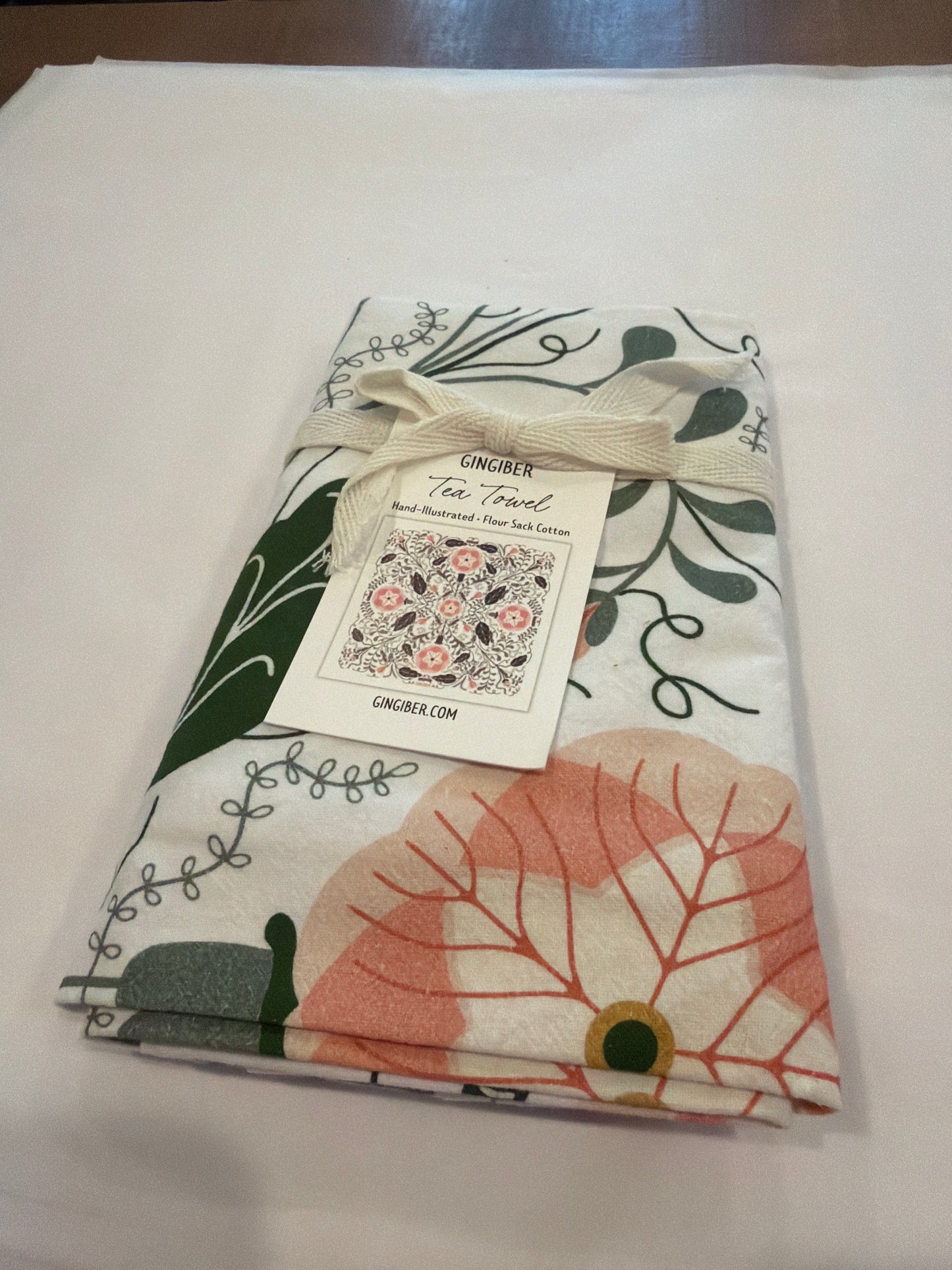 Floral Tea Towel