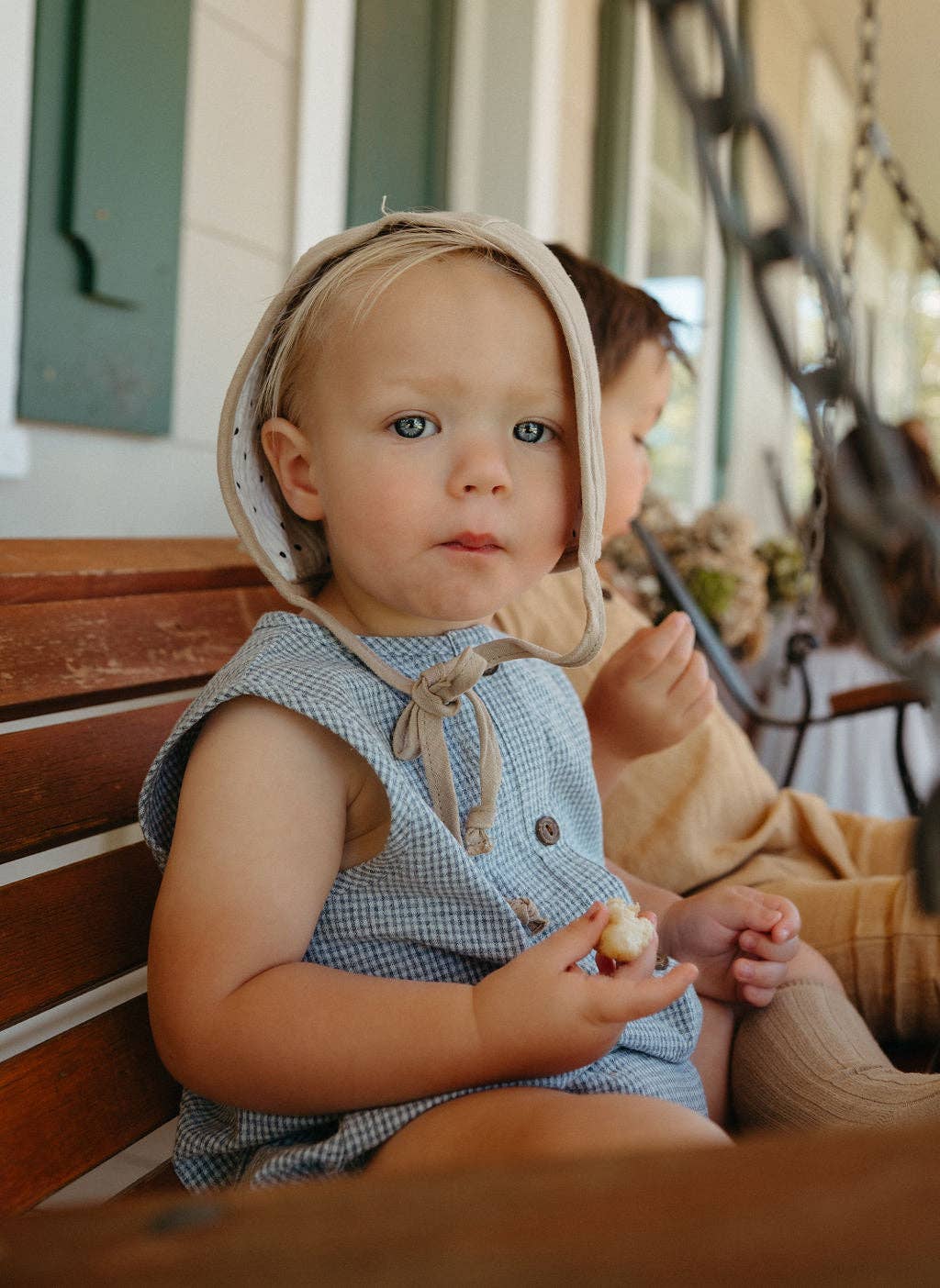 Marco Gingham Romper