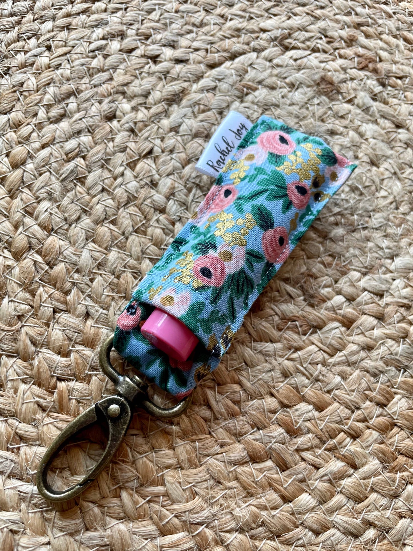 Rifle Paper Co. Bright Blue Rosa Lip Balm Holder