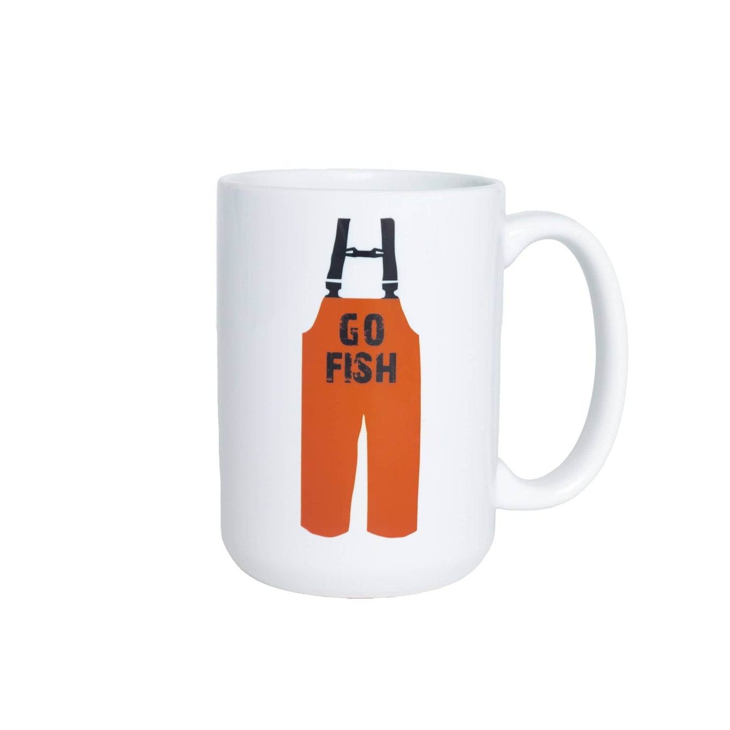 Go Fish Ceramic 15 Oz Mug