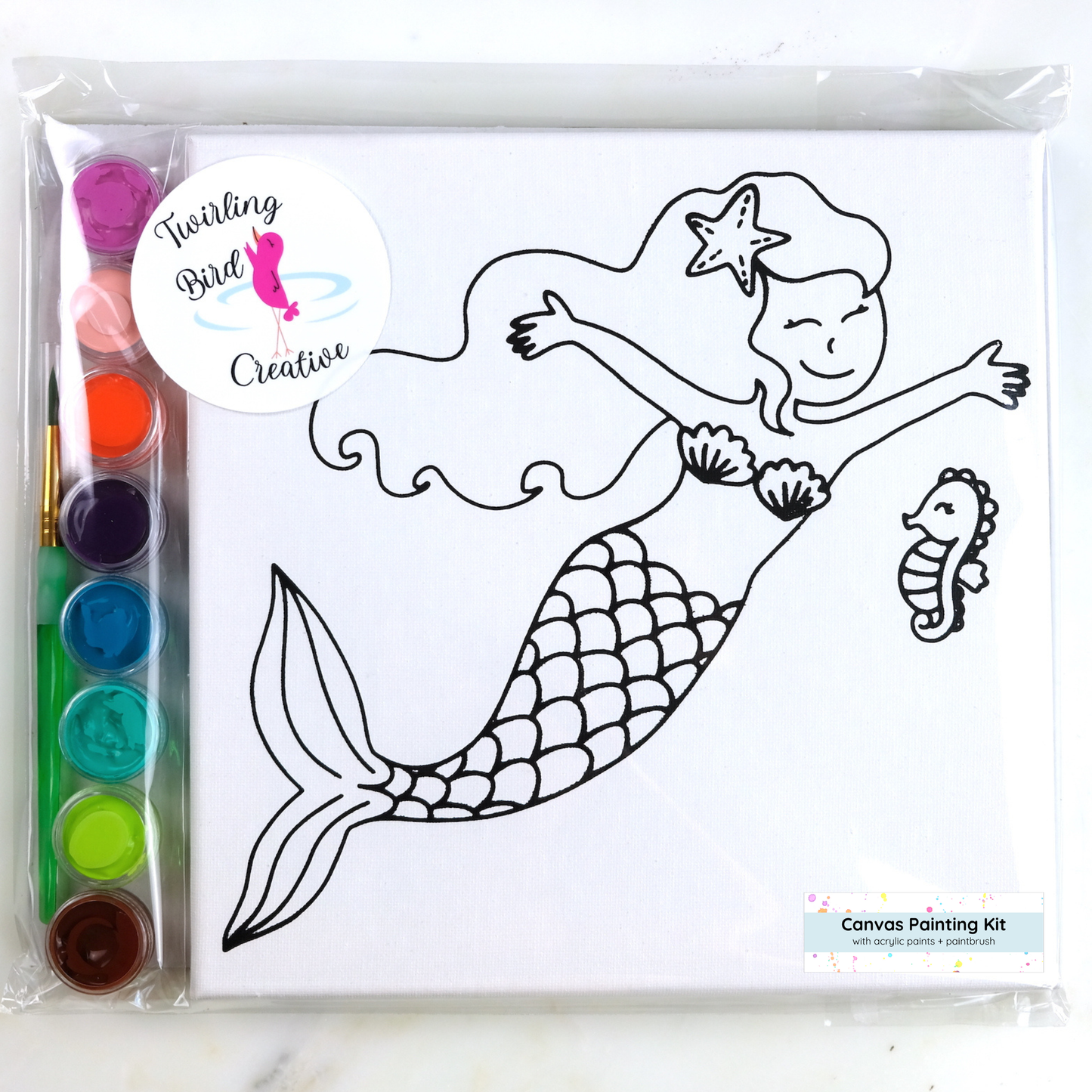 Canvas Painting Kit - Mermaid