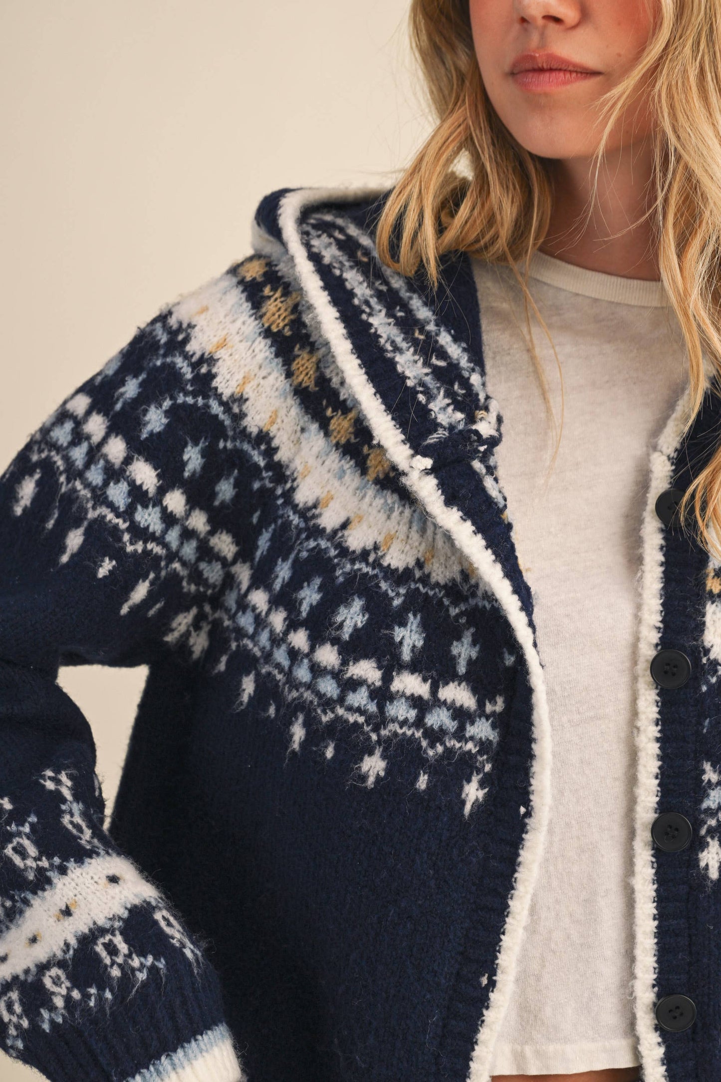 Nordic Soft Button Down Sweater