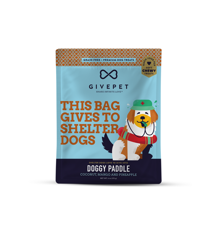 GivePet Doggy Paddle Soft and Chewy Training Dog Treat