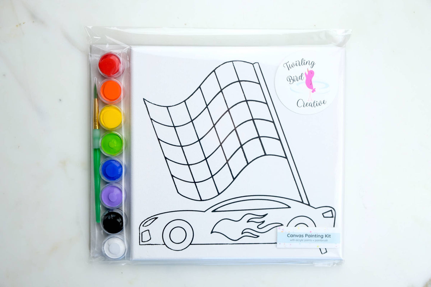 Canvas Painting Kit - Race Car