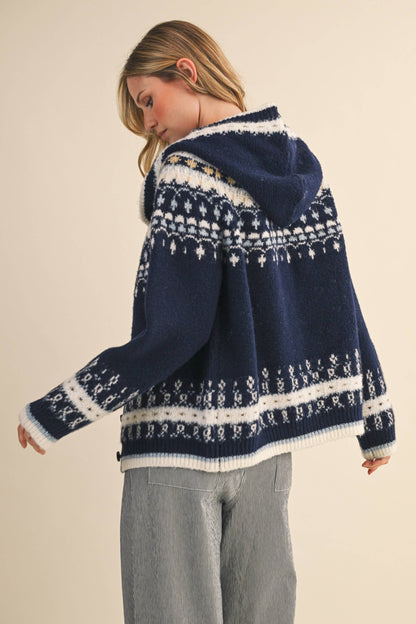 Nordic Soft Button Down Sweater