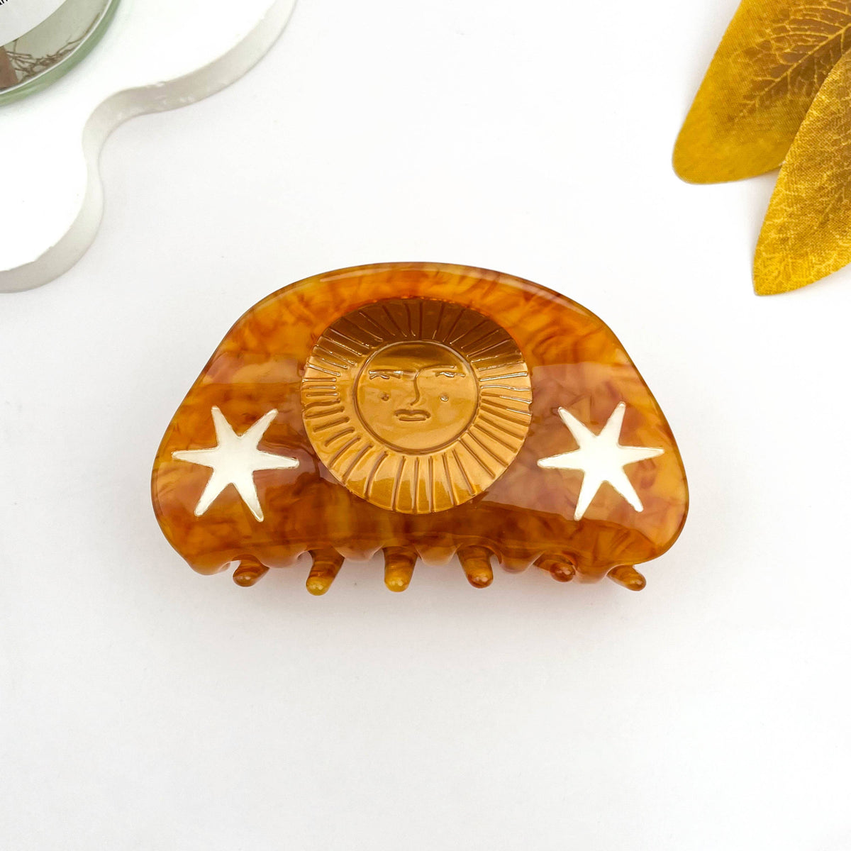 Sun Queen Acetate Hair Claw Clip