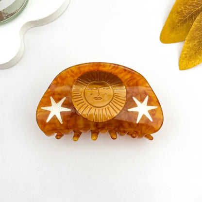 Sun Queen Acetate Hair Claw Clip