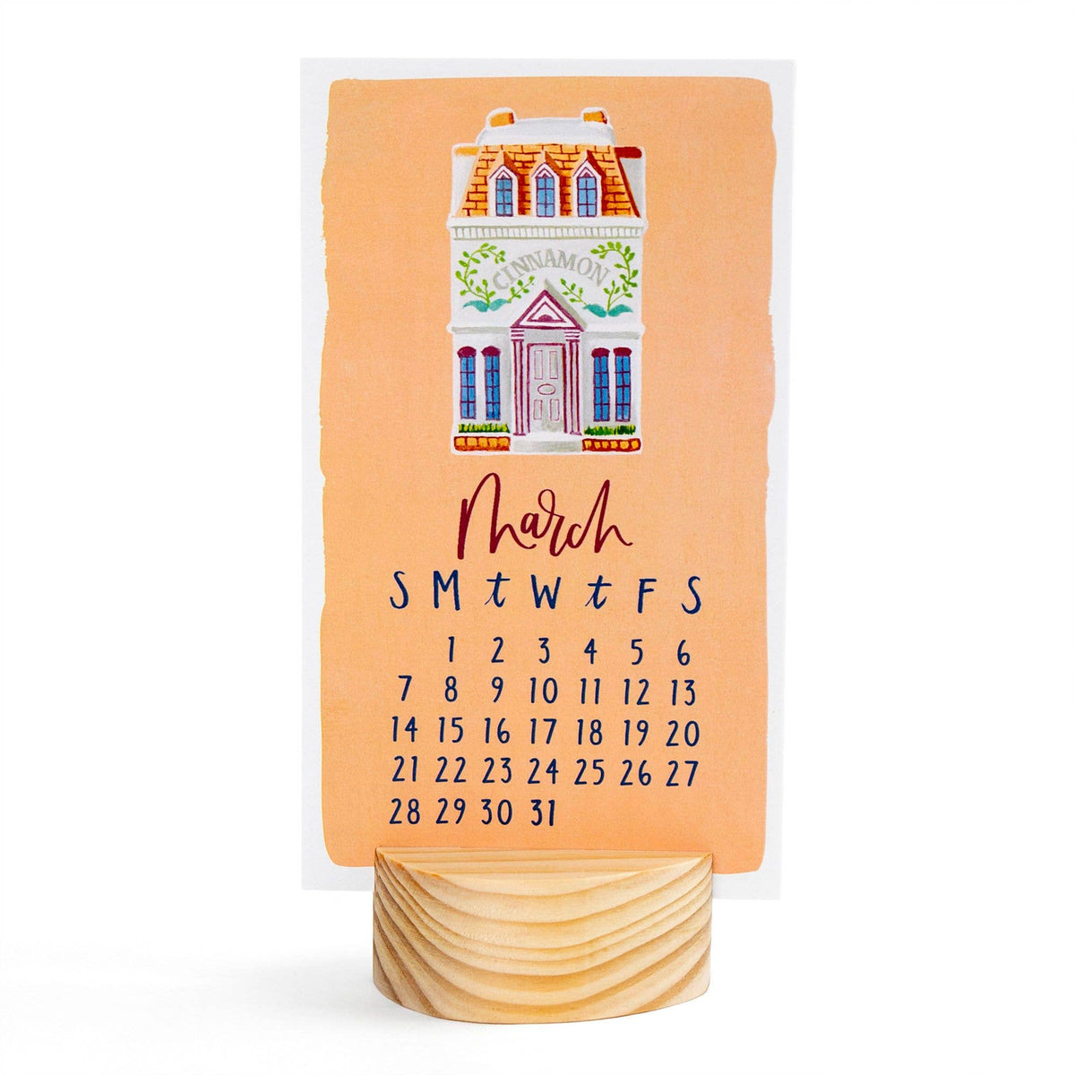 I Remember When 2027 Mini Desk Calendar + Wooden Block