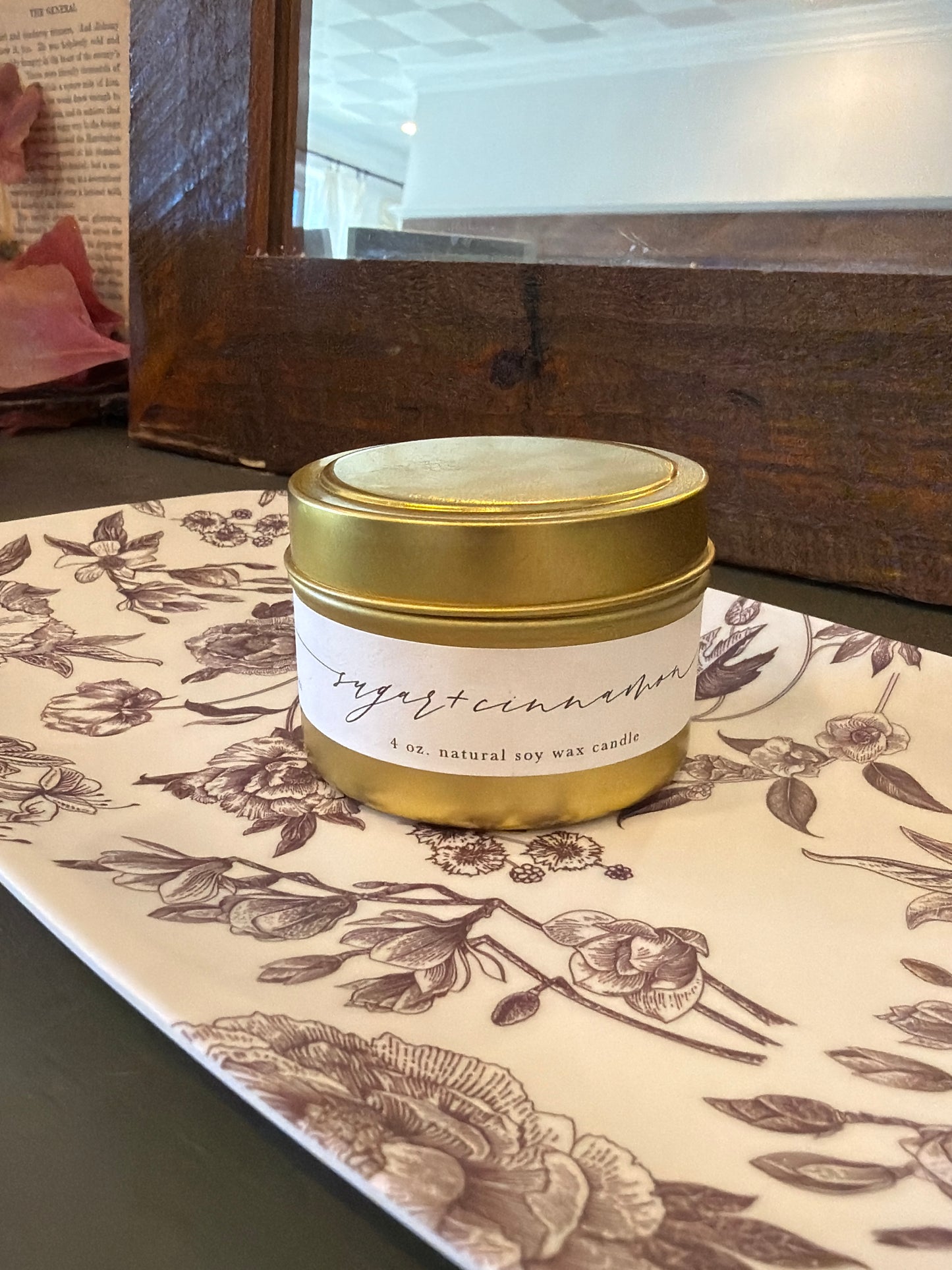 Sugar + Cinnamon | Tin Soy Candle