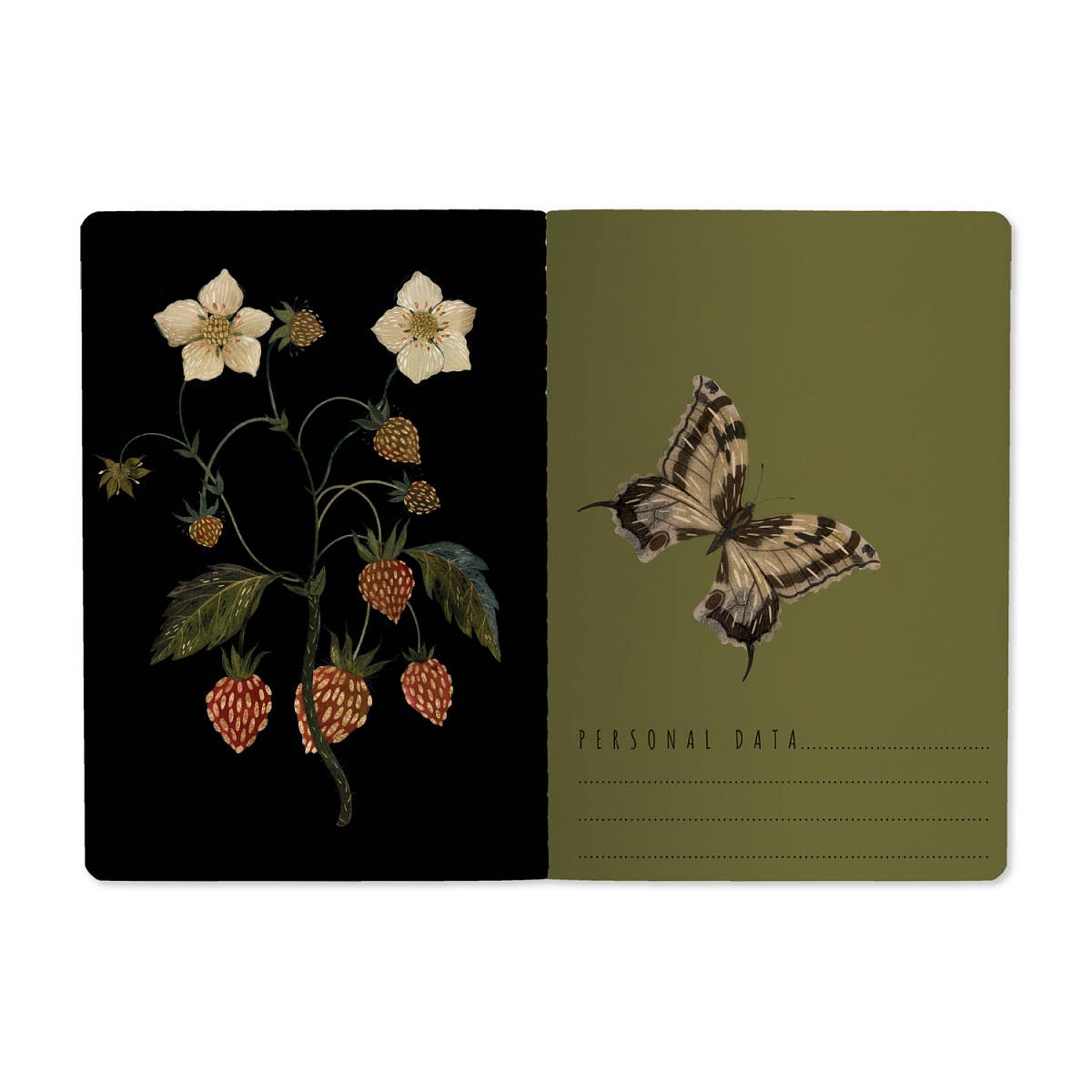 Forest Flowers Passport Notebook