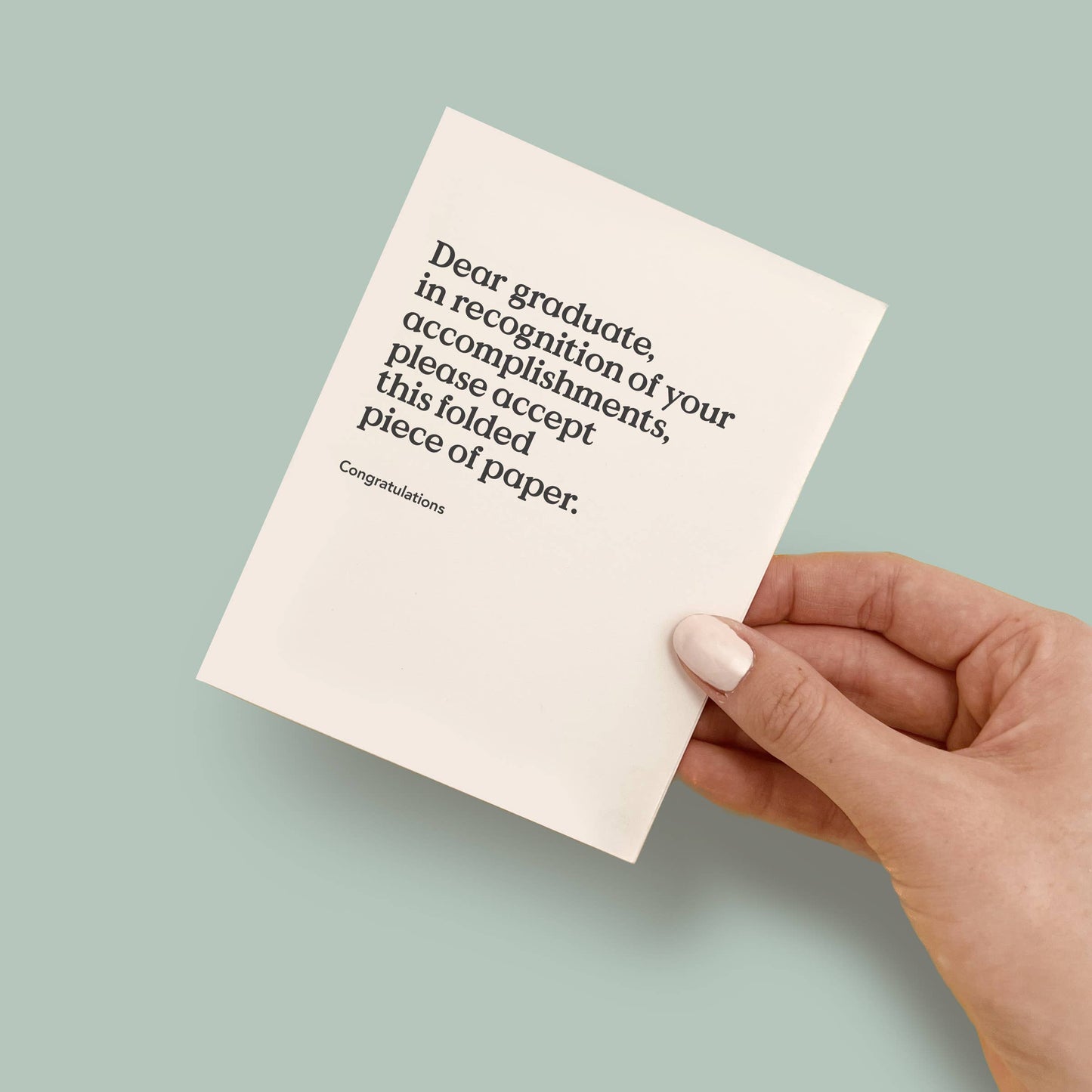 Funny Graduation Card