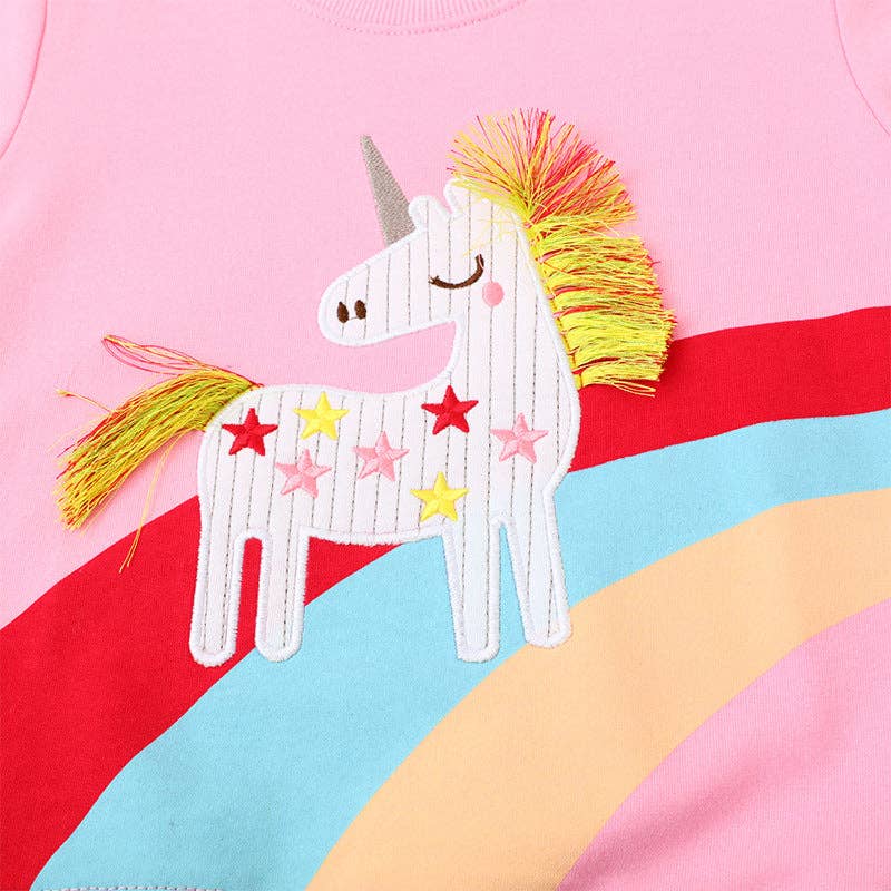 Trendy Cartoon Long Sleeve Sweatshirt for Kids