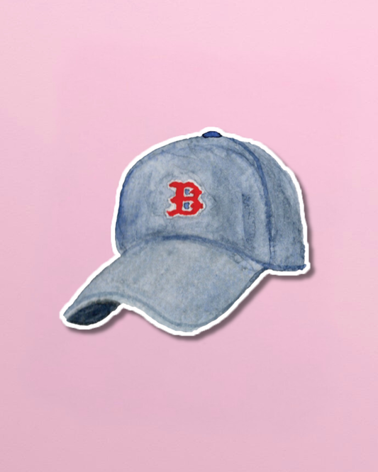 Boston Red Sox Hat Sticker