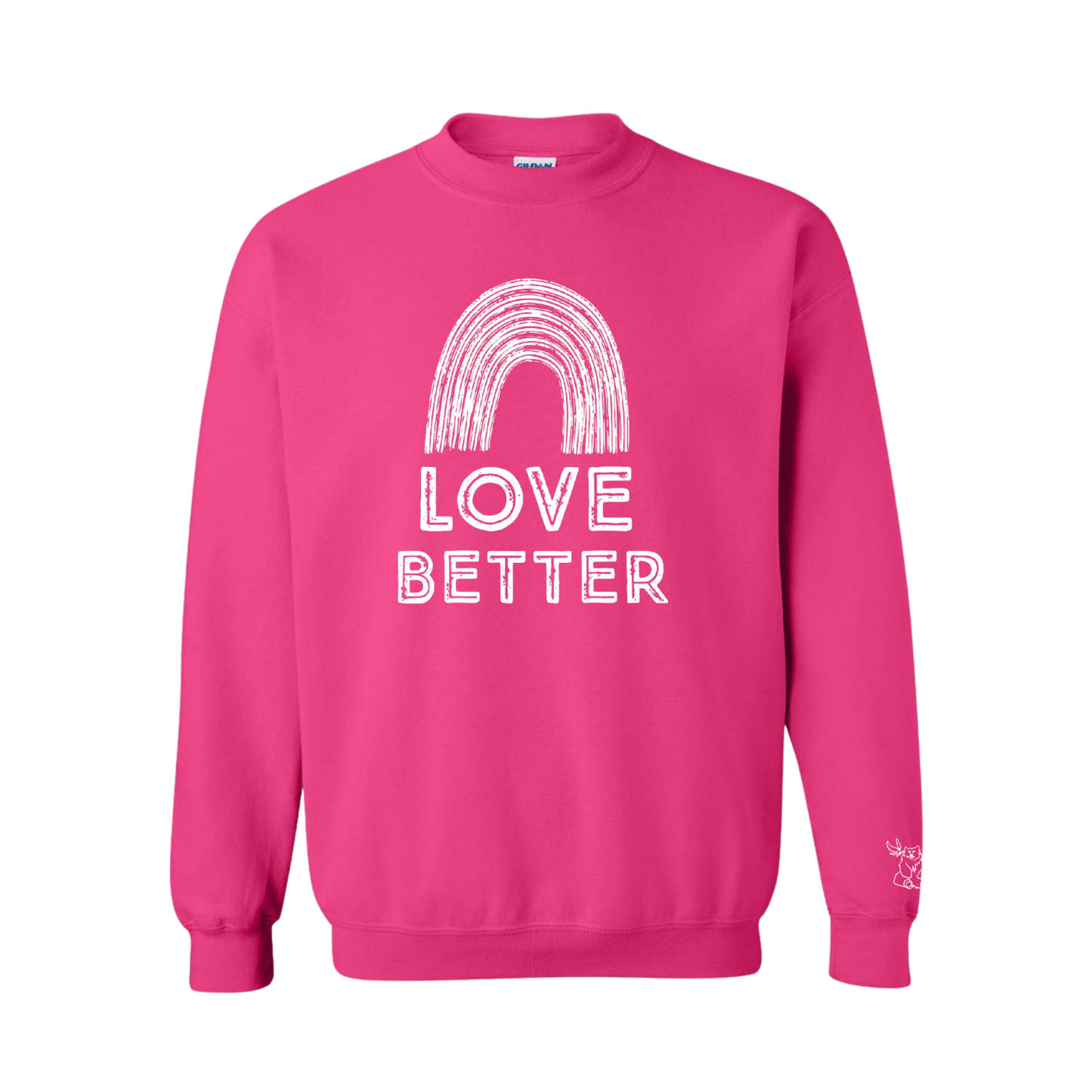 Love Better - Limited Edition Valentine's Bird and Bear Crew Neck