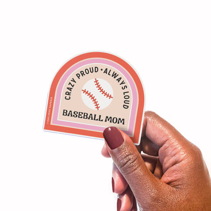 Vinyl Sticker - Baseball Mom