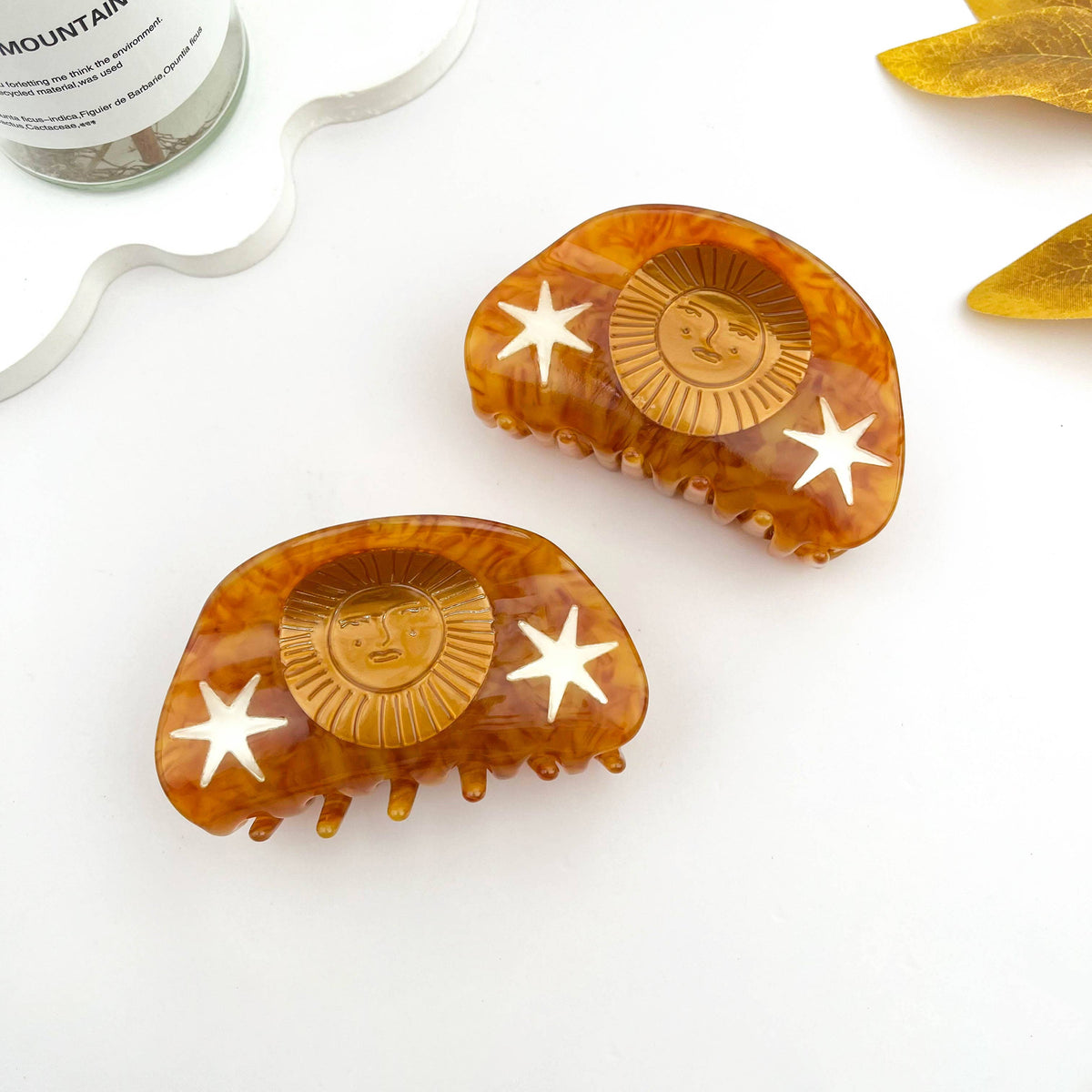 Sun Queen Acetate Hair Claw Clip