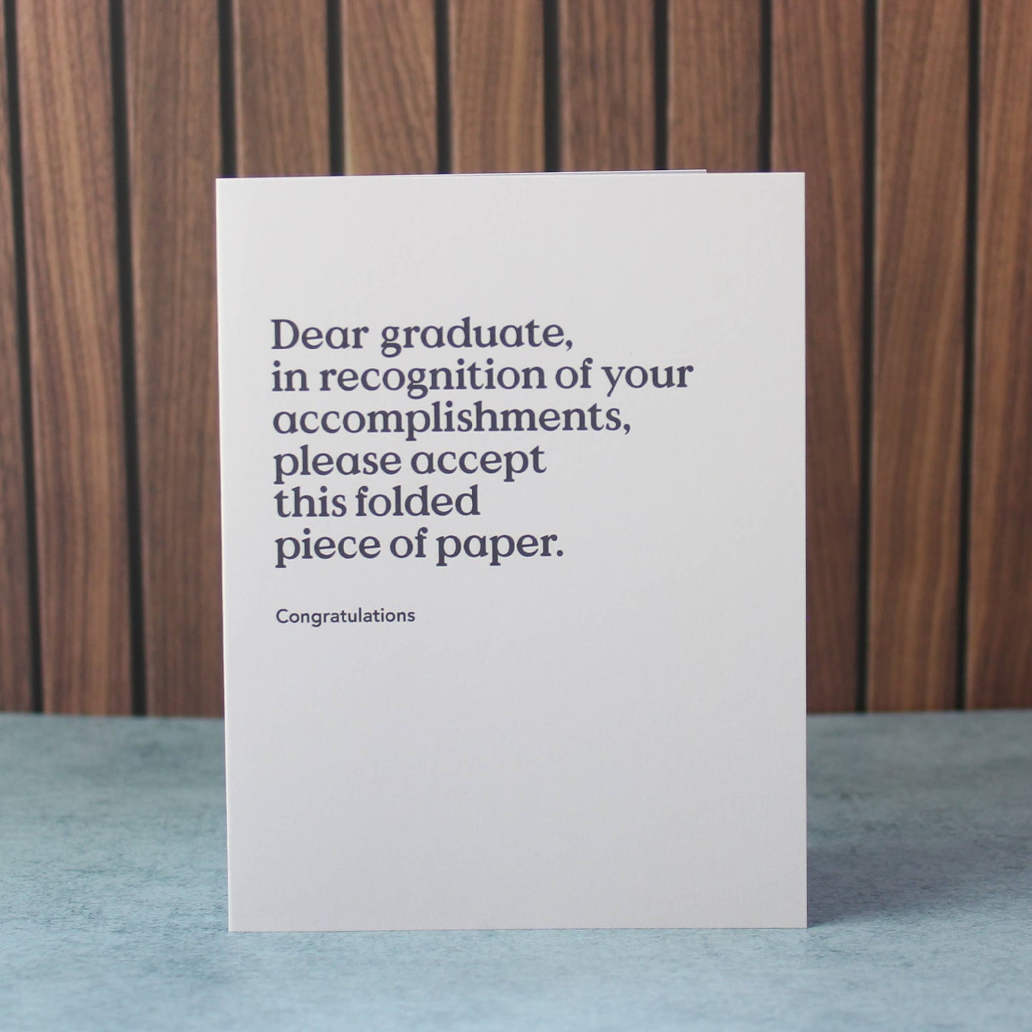 Funny Graduation Card