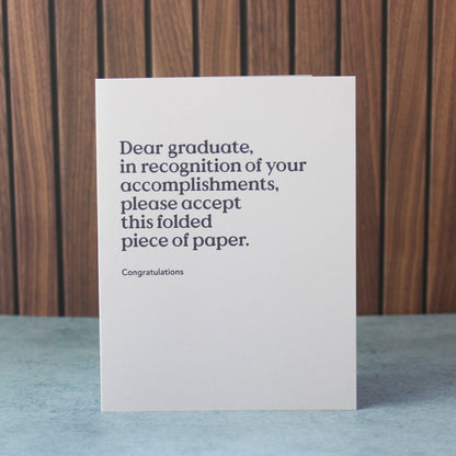 Funny Graduation Card