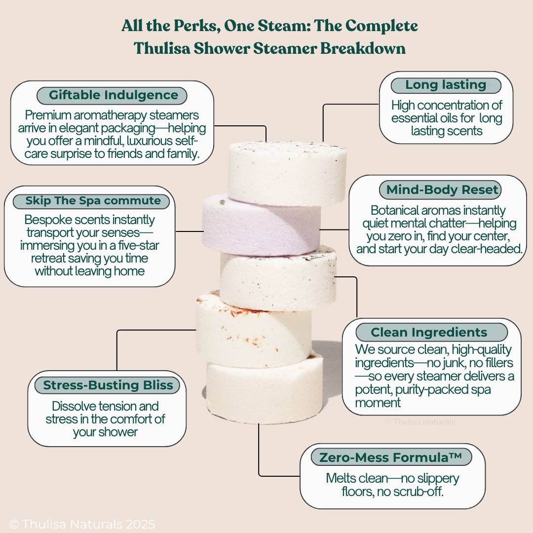 Valentine's Day Shower Steamers: Bergamot + Plum