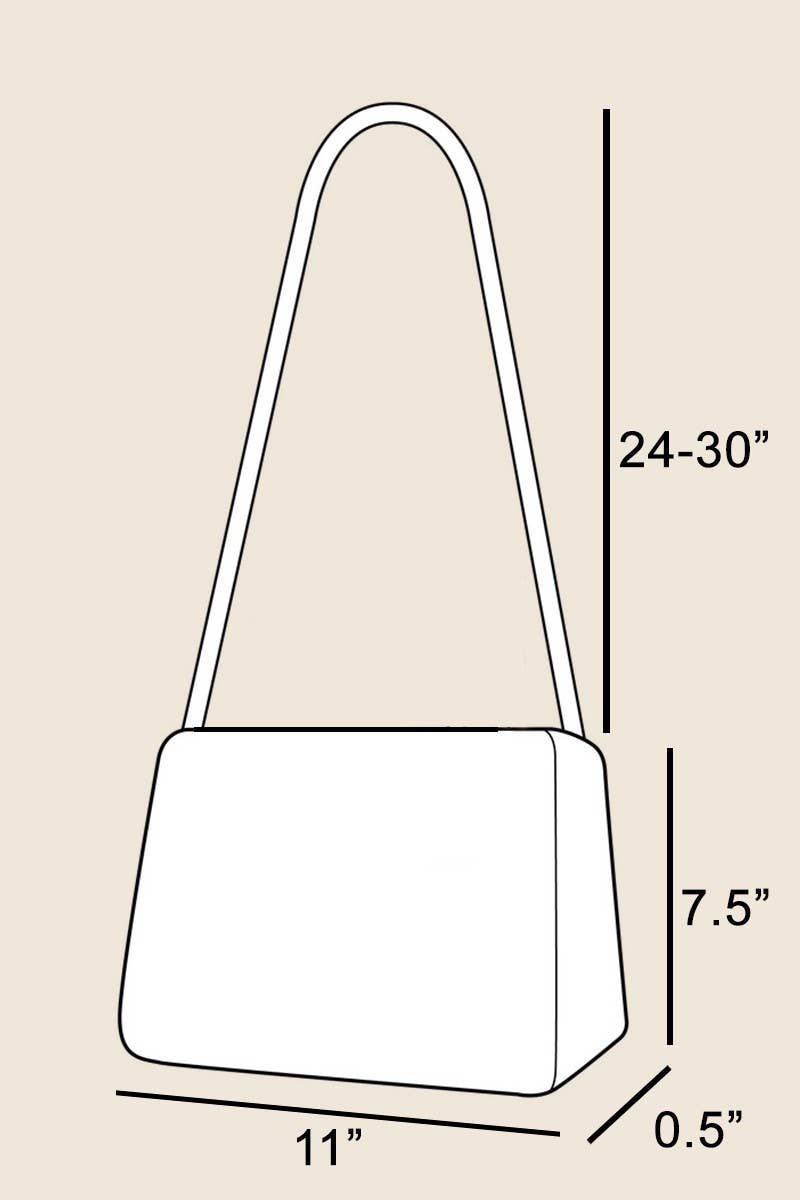 Braided Round Flat Envelope Clutch Bag