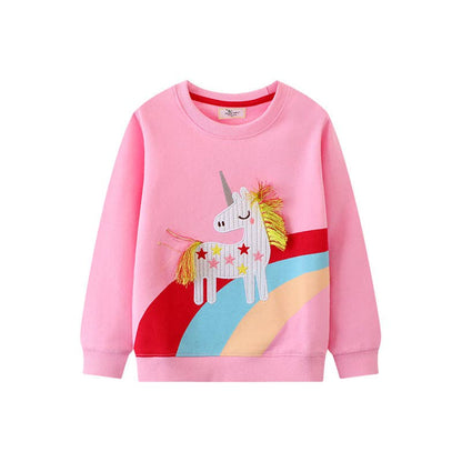 Trendy Cartoon Long Sleeve Sweatshirt for Kids