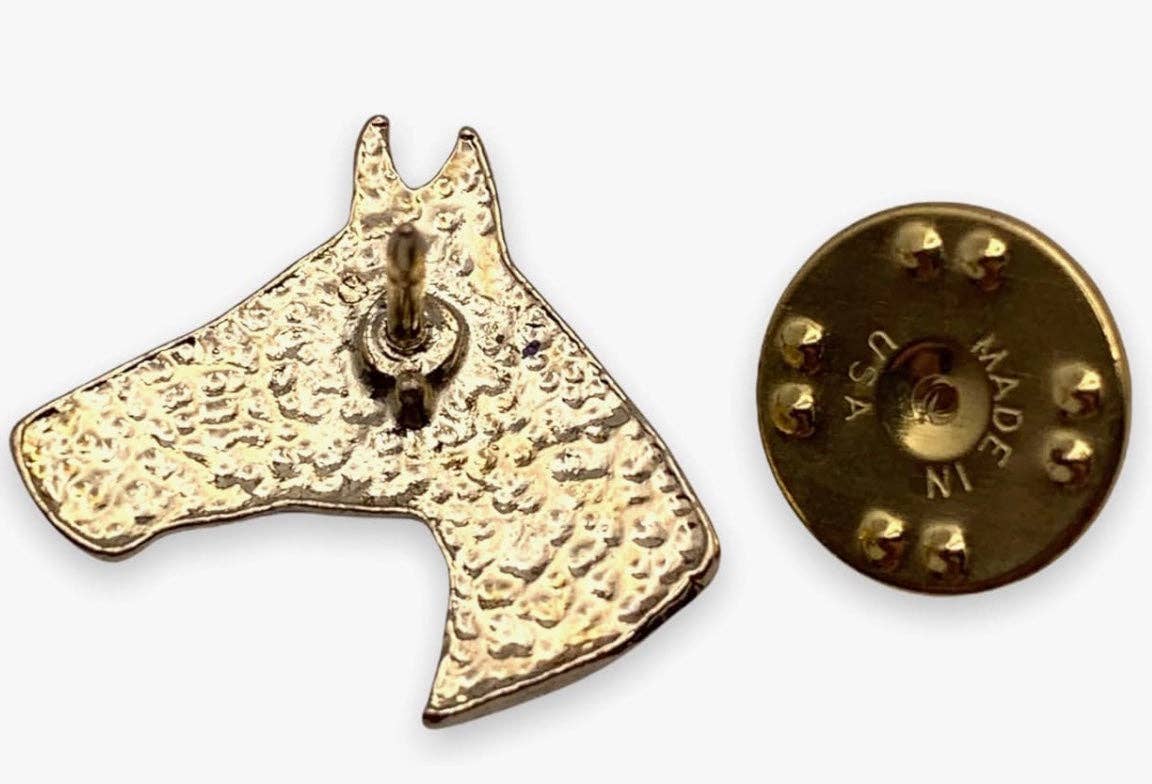 Golden Legacy Horse Pin