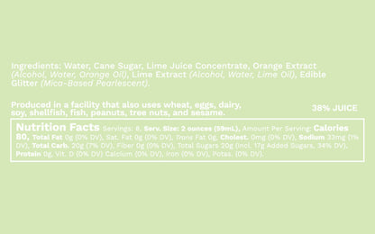 Glitter Margarita Mixer, 16 fl oz