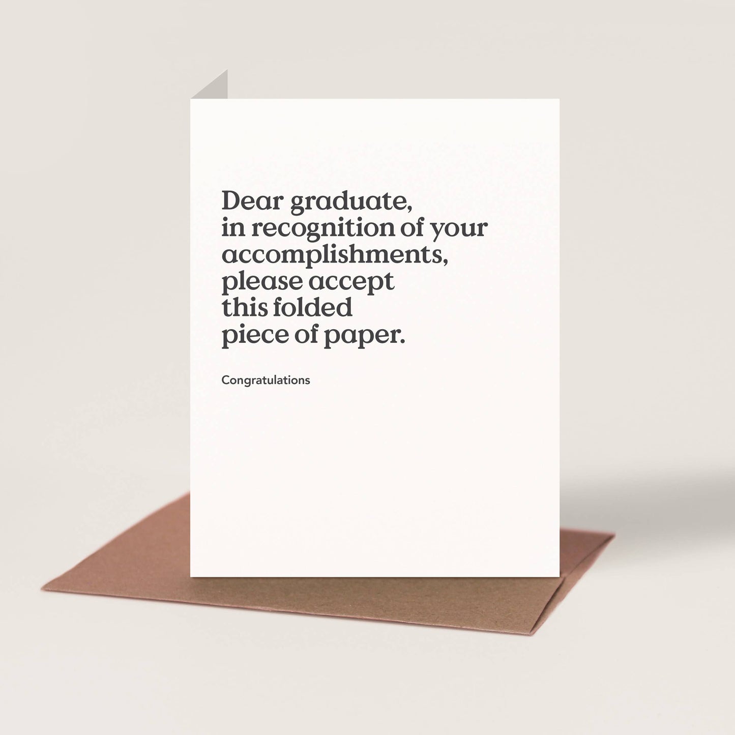 Funny Graduation Card