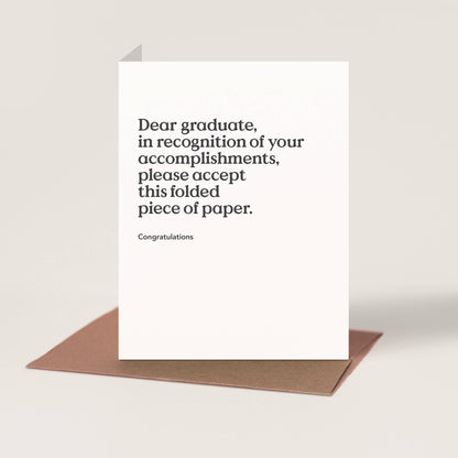 Funny Graduation Card