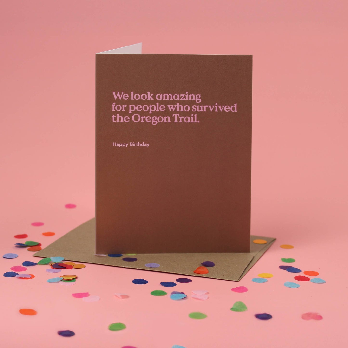 Oregon Trail Funny Birthday Card