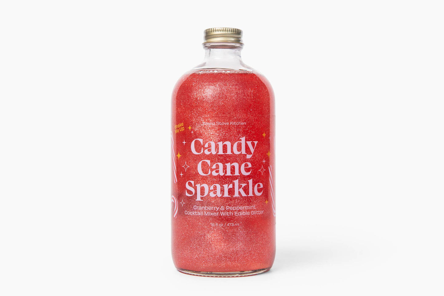 Candy Cane Sparkle Mixer, 16 fl oz
