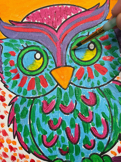 Canvas Painting Kit - Owl