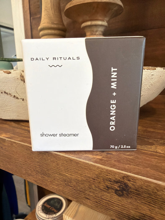 Shower Steamer | Orange + Mint | 1 Tablet