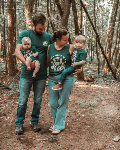 Good in the Woods Unisex Tee | Heather Forest
