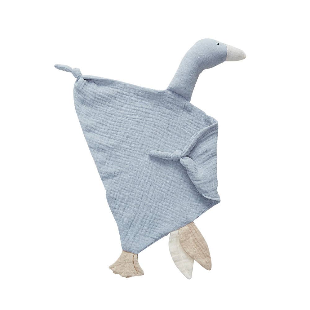 Baby Goose Cartoon Muslin Comfort Blanket Soft Plush Toy