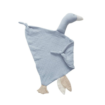 Baby Goose Cartoon Muslin Comfort Blanket Soft Plush Toy