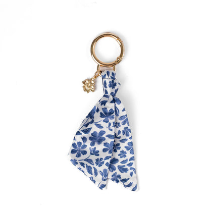 Floral Satin Keychain