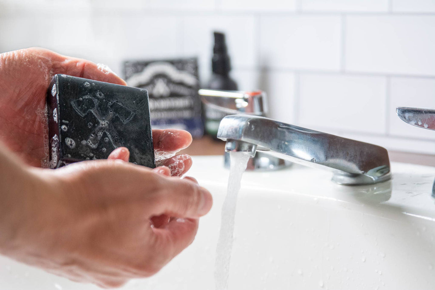 Charcoal Soap – Bear  | Detox Bar for Men with Charcoal