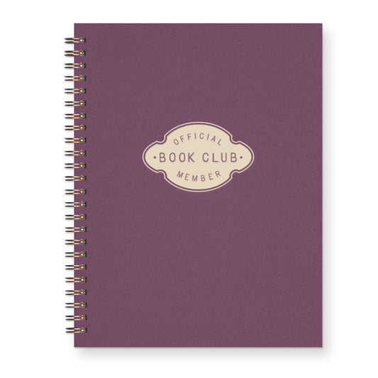 Book Club Member Journal Lined Notebook