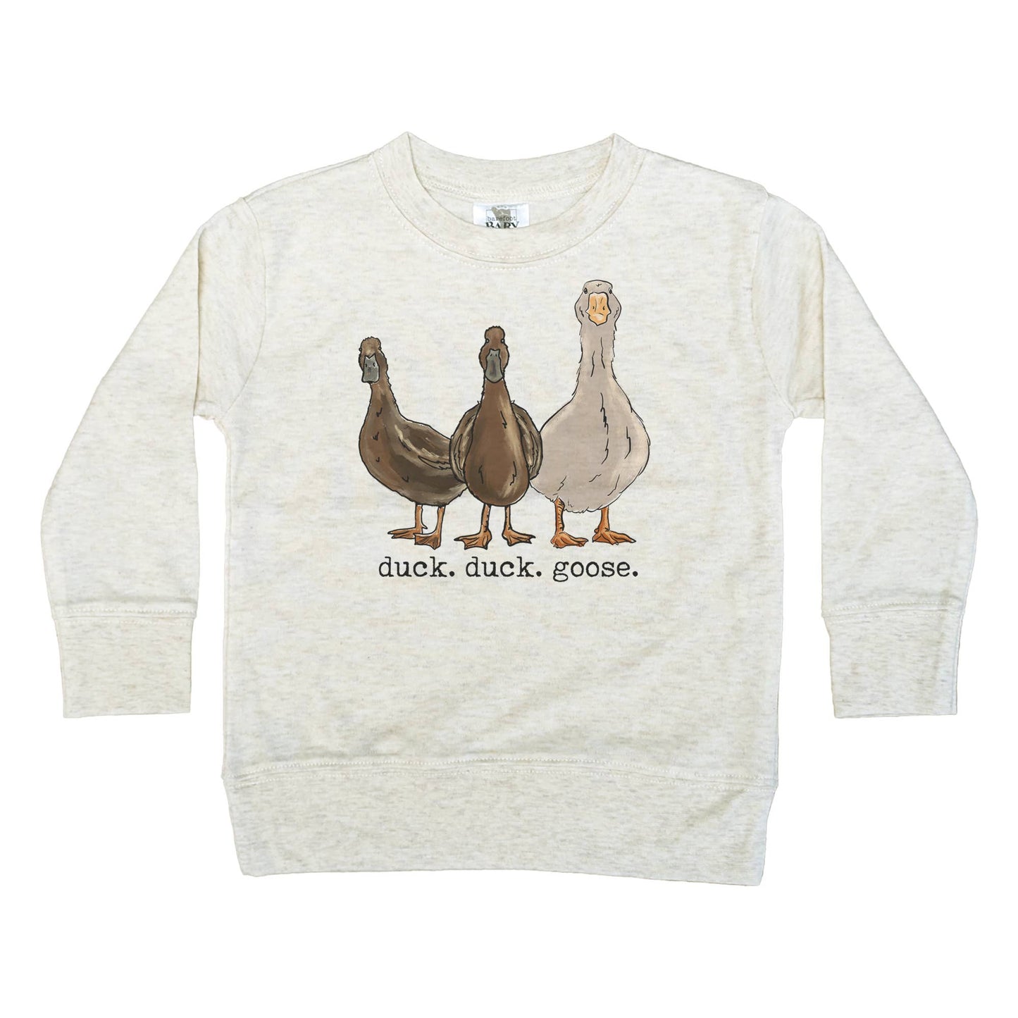 "Duck Duck Goose" Kids Long Sleeve T-Shirt
