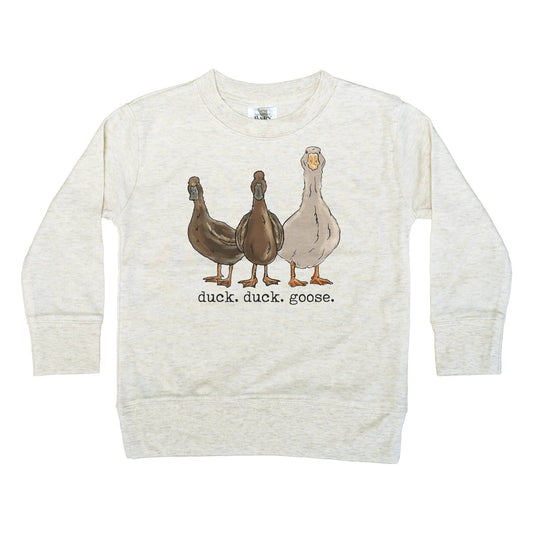 "Duck Duck Goose" Kids Long Sleeve T-Shirt