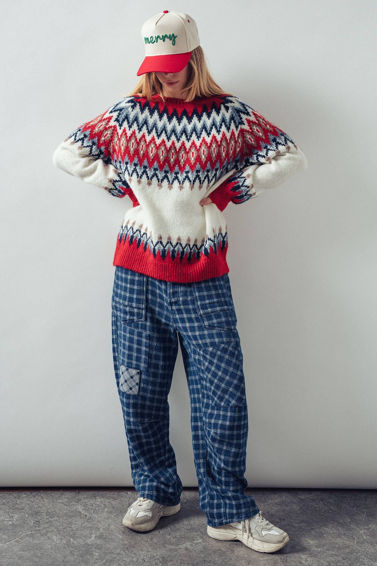 Fair Isle Wool Blend Sweater