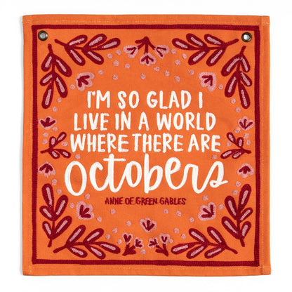 Octobers Canvas Banner