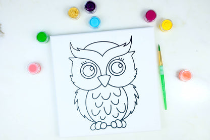 Canvas Painting Kit - Owl