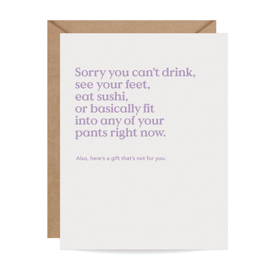 Funny Pregnancy Card