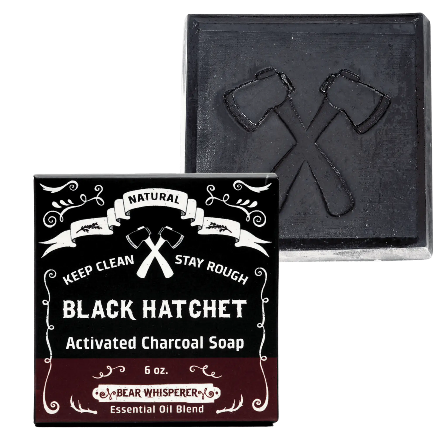 Charcoal Soap – Bear  | Detox Bar for Men with Charcoal
