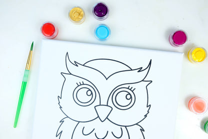Canvas Painting Kit - Owl