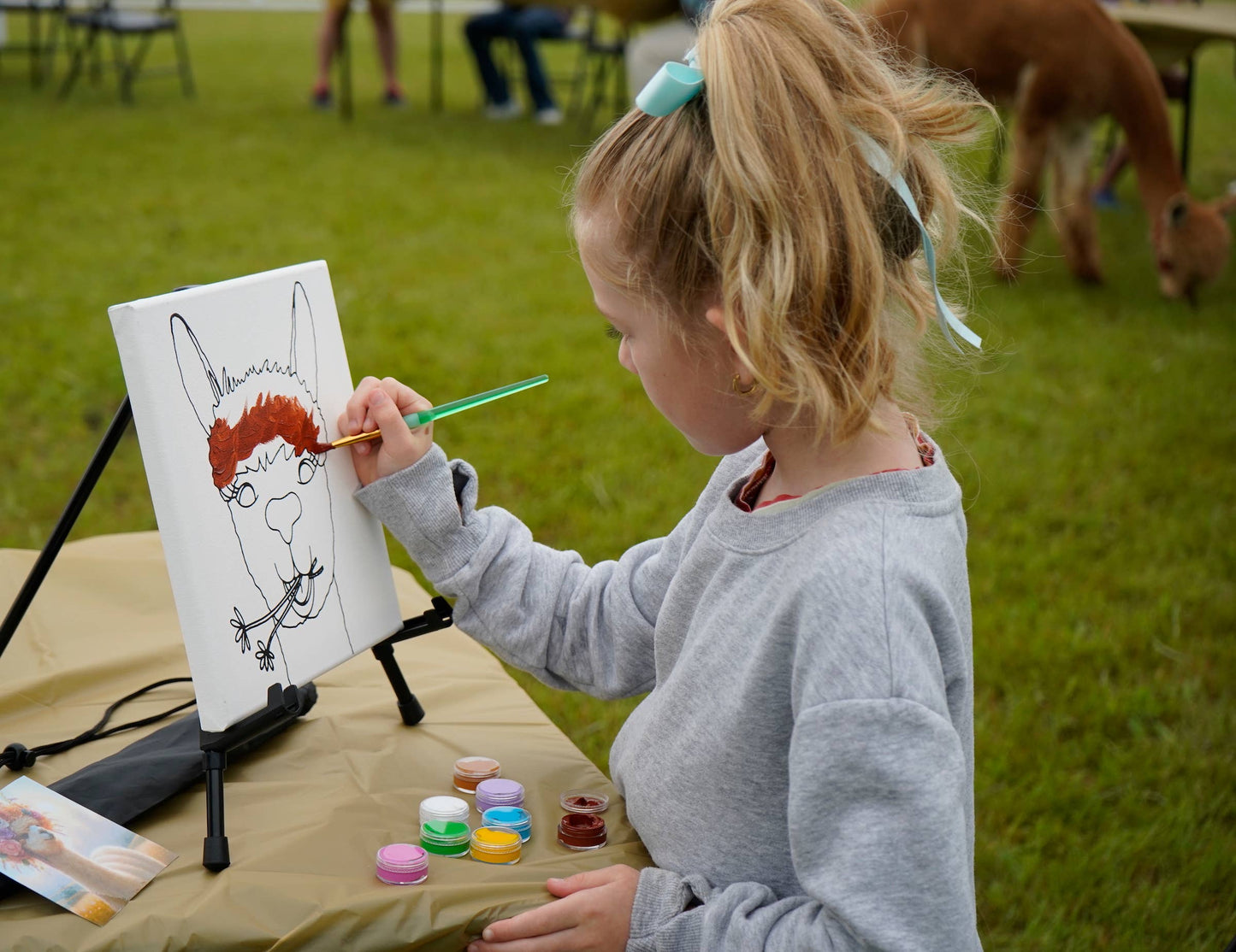 Canvas Painting Kit - Alpaca